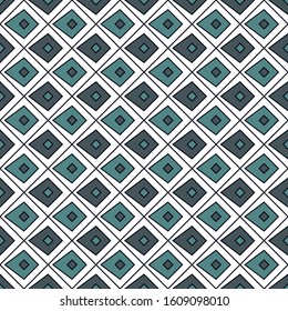 Contemporary honeycomb geometric pattern. Repeated hexagon ornament. Modern mosaic tiles background. Seamless surface abstract design. Geo wallpaper. Digital paper, textile print. Vector illustration
