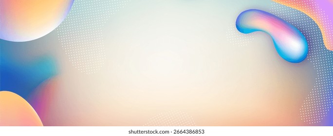 Contemporary liquid gradient texture with organic flow patterns and copy space, ideal for luxury presentations