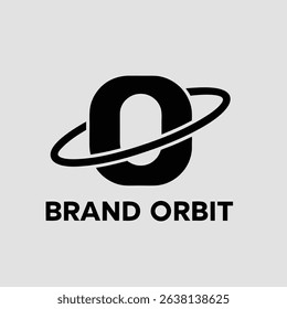 A contemporary logo design incorporating a gradient planetary theme, ideal for a brand with a focus on space, technology, or innovation.