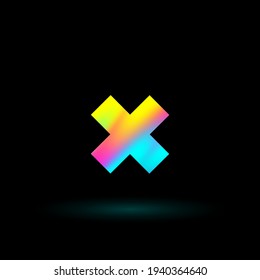 Contemporary logo element. Best for identity. Colorful gradient.