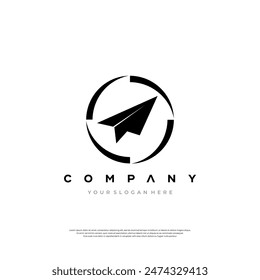 A contemporary logo featuring a compass with an arrow pointing northeast symbolizing guidance and direction for modern enterprises.