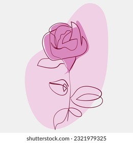 Contemporary Minimalist Line Art Posters Abstract Organic Shapes and Floral Designs..