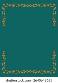 Contemporary Minimalist Ornamental Border Decorative Vector