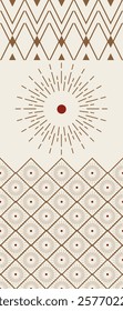 Contemporary and modern seamless pattern, color can be changed. Great for fabric, textile, carpet