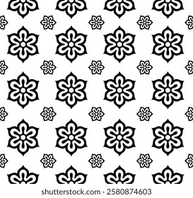 Contemporary and modern seamless Tibet mandala pattern, color can be changed. Great for fabric, textile, carpet, decor design.