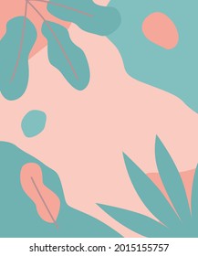 Moderno y moderno fondo vectorial. Dibujaron a mano varias formas y objetos de garabatos. Ilustraciones de colores pasteles. 