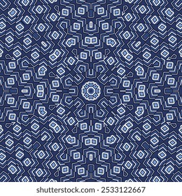 Composición de Vector de patrón periódico de mosaico contemporáneo. Simple impresión de la manta. Patrón de mosaico estilizado. Composición étnica de Japón. Geometría de Formas de azulejos.