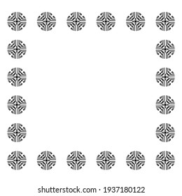 Patrón Motif Contemporáneo. Decoración contemporánea de interiores, exteriores, alfombras, textiles, prendas de vestir, tela, seda, tela, plástico, papel, envuelto, tapiz, fondo, etc. Ilustración vectorial