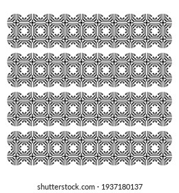 Contemporary Motif Pattern. Contemporary Decoration for Interior, Exterior, Carpet, Textile, Garment, Cloth, Silk, Tile, Plastic, Paper, Wrapping, Wallpaper, Background, Ect. Vector Illustration