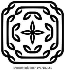 Contemporary Motif Pattern. Contemporary Decoration for Interior, Exterior, Carpet, Textile, Garment, Cloth, Silk, Tile, Plastic, Paper, Wrapping, Wallpaper, Background, Ect. Vector Illustration