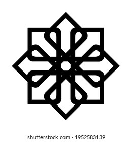 Contemporary Motif Pattern. Decoration for Interior, Exterior, Carpet, Textile, Garment, Cloth, Silk, Tile, Plastic, Paper, Wrapping, Wallpaper, Pillow, Sofa, Background, Ect. Vector Illustration 