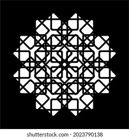 Contemporary Motif Pattern. Decoration for Interior, Exterior, Carpet, Textile, Garment, Cloth, Silk, Tile, Plastic, Paper, Wrapping, Wallpaper, Pillow, Sofa, Background, Ect. Vector Illustration