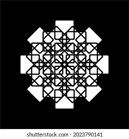 Contemporary Motif Pattern. Decoration for Interior, Exterior, Carpet, Textile, Garment, Cloth, Silk, Tile, Plastic, Paper, Wrapping, Wallpaper, Pillow, Sofa, Background, Ect. Vector Illustration