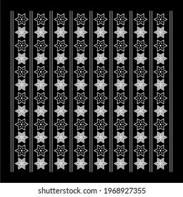Contemporary Motifs Pattern. Decoration for Interior, Exterior, Carpet, Textile, Garment, Cloth, Silk, Tile, Plastic, Paper, Wrapping, Wallpaper, Pillow, Sofa, Background, Ect. Vector