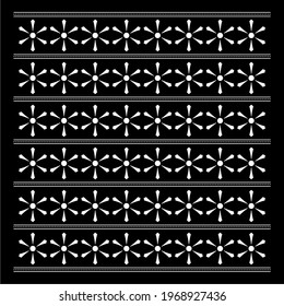 Contemporary Motifs Pattern. Decoration for Interior, Exterior, Carpet, Textile, Garment, Cloth, Silk, Tile, Plastic, Paper, Wrapping, Wallpaper, Pillow, Sofa, Background, Ect. Vector