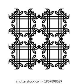 Contemporary Motifs Pattern. Decoration for Interior, Exterior, Carpet, Textile, Garment, Cloth, Silk, Tile, Plastic, Paper, Wrapping, Wallpaper, Pillow, Sofa, Background, Ect. Vector Illustration