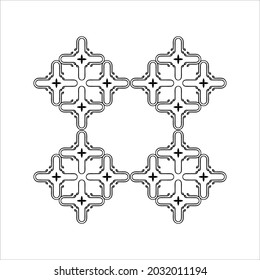 
Contemporary Motifs Pattern. Decoration for Interior, Exterior, Carpet, Textile, Garment, Cloth, Silk, Tile, Plastic, Paper, Wrapping, Wallpaper, Pillow, Sofa, Background, Ect. Vector Illustration