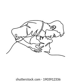 gay men kissing drawings