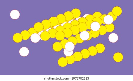 Contemporary poster, cover background template design. Abstract circular geometric shapes composition. Trendy conceptual illustration. Creative minimalist artistic. Graphic resource, wall decoration.