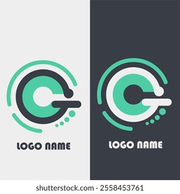 Contemporary tech-inspired logo with a bold 'C' encased in dynamic circular arcs, symbolizing progress, connectivity, and modernity.