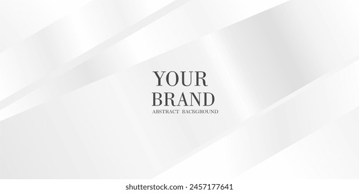 Contemporary technology cover design. Luxury background with  silver line pattern (guilloche curves). Premium silver vector tech backdrop for business, digital certificate, formal template