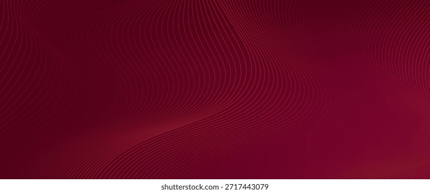 Conjunto de diseño de cubierta de tecnología contemporánea. Fondo de lujo con patrón de línea roja (curvas de guilloche). Telón de fondo de la tecnología del Vector de Premium para la disposición del negocio, certificado digital, Plantilla formal del folleto