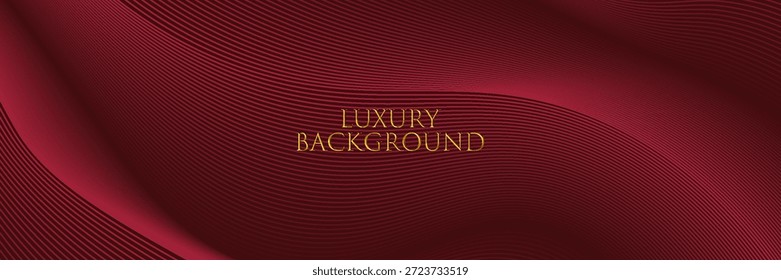 Conjunto de design de tampa de tecnologia contemporânea. Fundo de luxo com padrão de linha vermelha (curvas guilhochê). Fundo de tecnologia vetor premium para layout de negócios, certificado digital, modelo de folheto formal