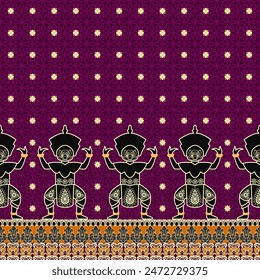 Contemporary Thai Seamless Pattern - Vector design for fabric, carpet, clothing, embroidery, wallpaper, and background
key
