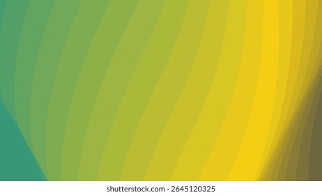 Contemporary Tri-Color Blend: Fluid Gradient Transitions Across Distinct Panels of Warm Yellow, Earthy Green, and Cool Teal – Enhance Your Projects with These Stylish Backgrounds.