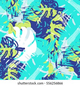 Contemporary universal seamless pattern. Hand Drawn textures. Design for card, invitation, flyer, poster, placard, brochure. Vector illustration.