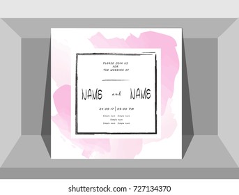 Contemporary wedding invitations