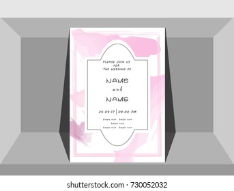 Contemporary wedding invitations