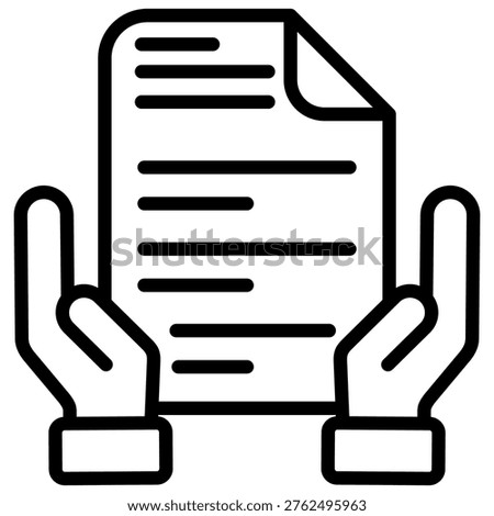 Content Authorization Icon Element For Design