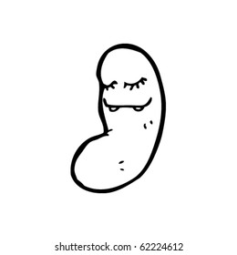 content bean cartoon