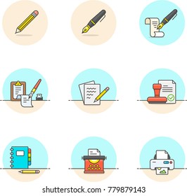 Content- business Icon Set