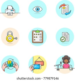 Content- business Icon Set
