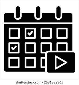 Elemento De Icono De Calendario De Contenido Para Diseño