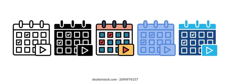 Elemento De Icono De Calendario De Contenido Para Diseño