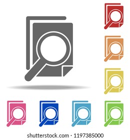 content check icon. Elements of Seo & Development in multi colored icons. Simple icon for websites, web design, mobile app, info graphics