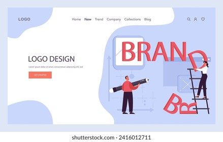 Content creation web banner or landing page. Social media marketing and digital promotion. Content marketing, data visualization and optimization. Creative process. Flat vector illustration