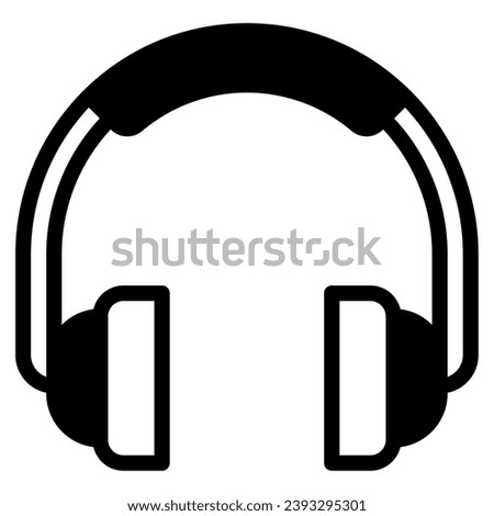 Content creator earphone object illustration