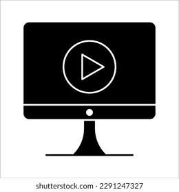 icono de creador de contenido. Diseño de estilo Art Line aislado en fondo blanco.
