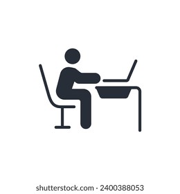 content creator icon. vector.Editable stroke.linear style sign for use web design,logo.Symbol illustration.