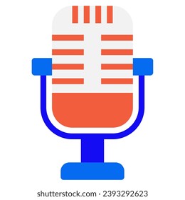 Content creator news podcast object illustration