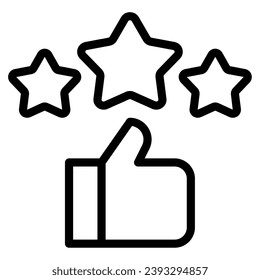 Content creator rating object illustration