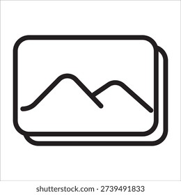 Content creator stock con outline vector