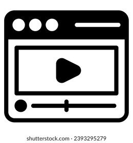 Content creator website object illustration