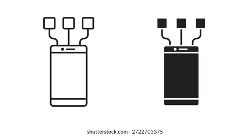 Icono de curación de contenido Ilustración vectorial aislada. Pictograma de Vector para Web y App
