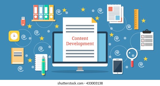 Content Development Vector