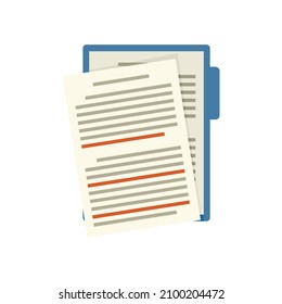 Content edit icon. Flat illustration of content edit vector icon isolated on white background